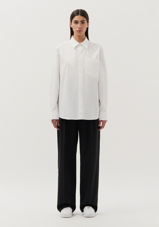 Regular Chemise Uni in Blanc | Seidensticker Onlineshop