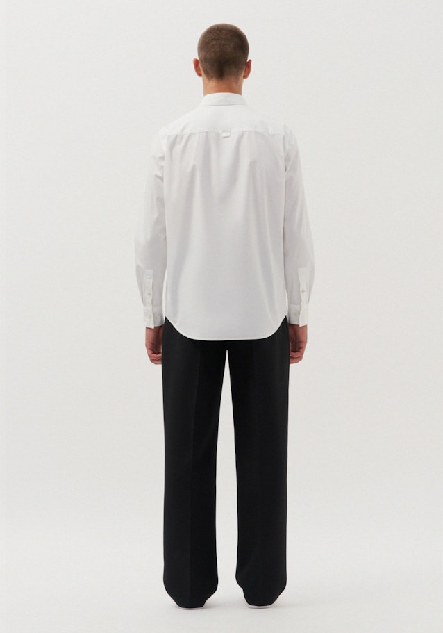 Regular Chemise Uni in Blanc | Seidensticker Onlineshop
