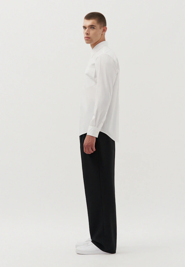 Regular Shirt Uni in White |  Seidensticker Onlineshop
