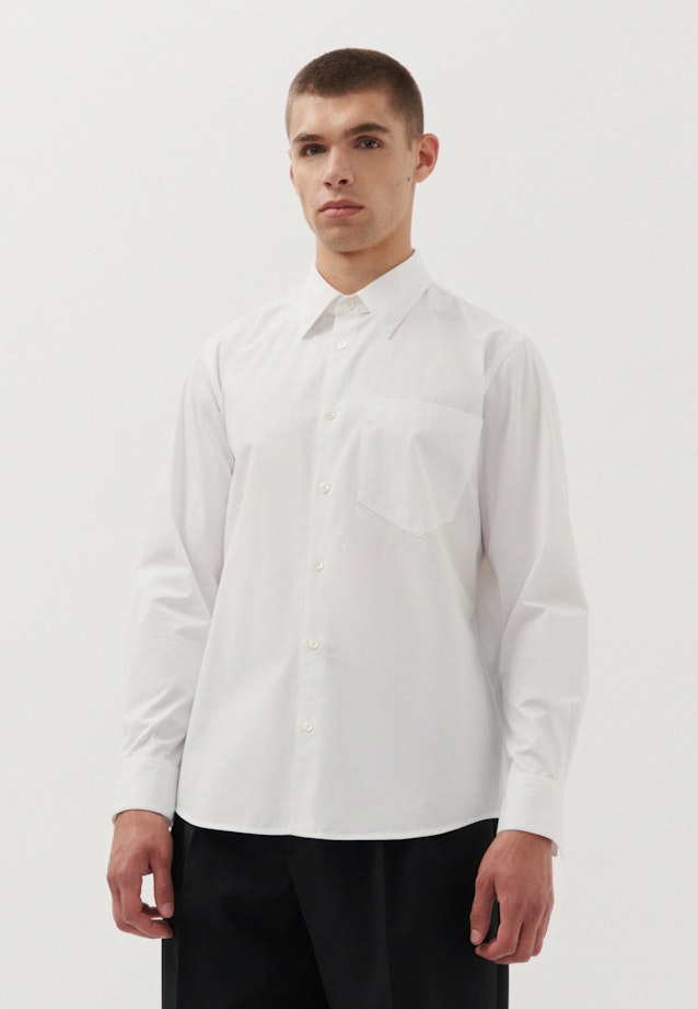 Shirt Regular in White |  Seidensticker Onlineshop