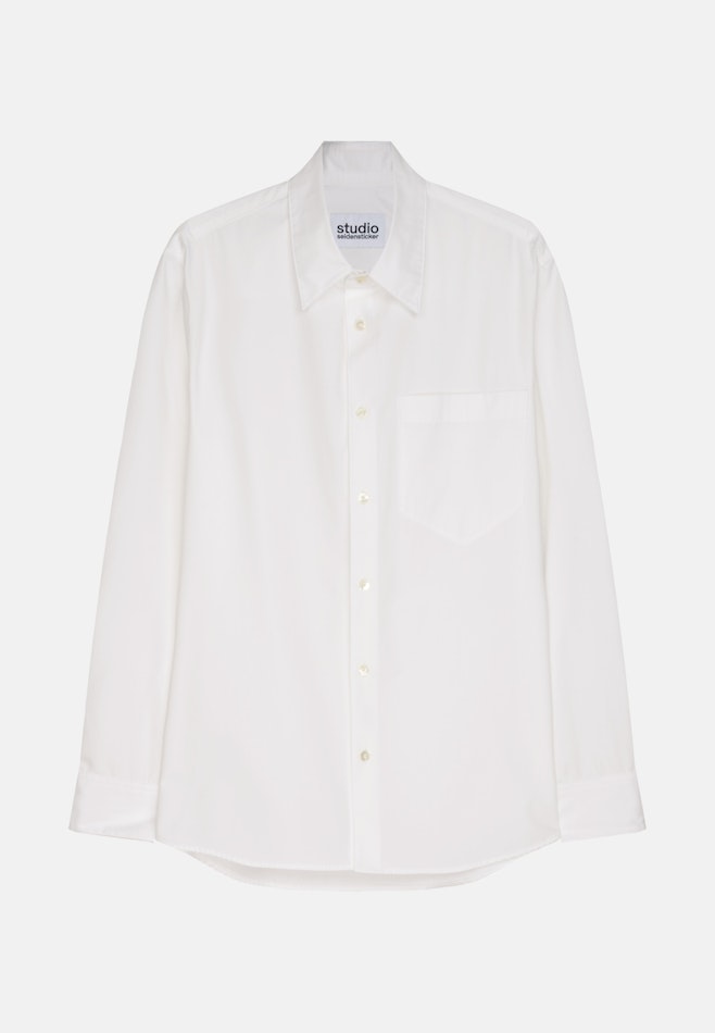 Regular Hemd Uni in Weiß | Seidensticker Onlineshop