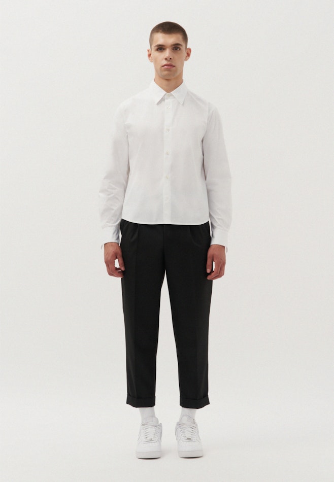 Regular Hemd Uni in Weiß | Seidensticker Onlineshop