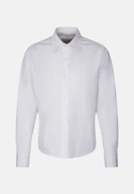 Regular Chemise Uni in Blanc |  Seidensticker Onlineshop