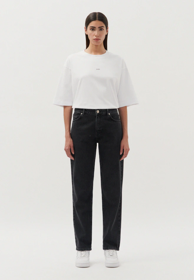 Regular 5-Pocket Denim Uni in Schwarz | Seidensticker Onlineshop