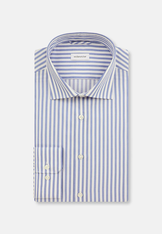 Comfort Business shirt Stripes in Light Blue | Seidensticker online shop