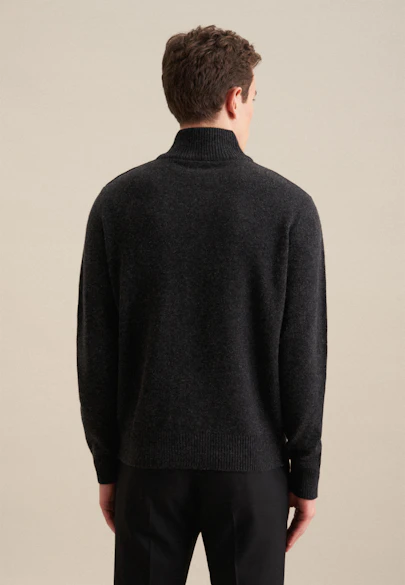 Regular Knitted jacket in Grey |  Seidensticker Onlineshop