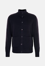 Veste En Maille Regular Manche Longue in Bleu Foncé |  Seidensticker Onlineshop