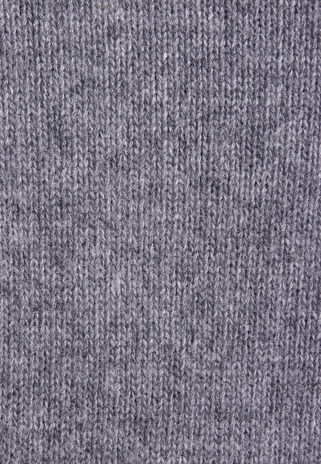Regular Veste en maille Uni in Gris |  Seidensticker Onlineshop