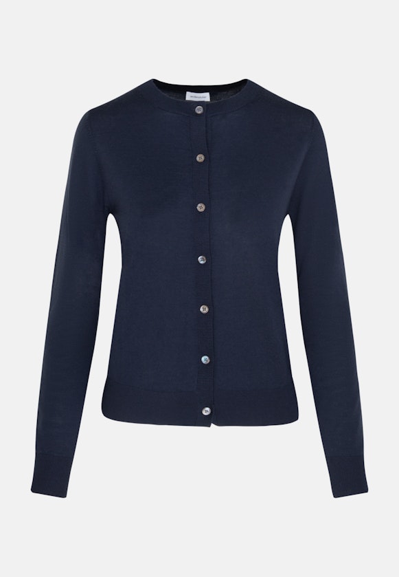 lange Arm Cardigan in Donkerblauw |  Seidensticker Onlineshop