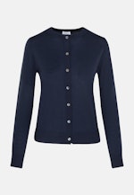 Long sleeve Cardigan in Dark Blue |  Seidensticker Onlineshop