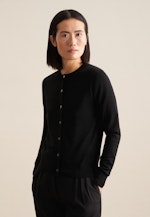 Long sleeve Cardigan in Black |  Seidensticker Onlineshop