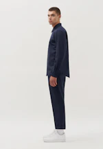 Regular Chemise Uni in Bleu Foncé |  Seidensticker Onlineshop