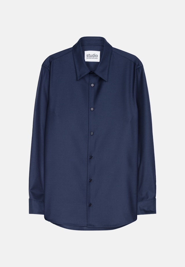 Shirt Regular in Donkerblauw |  Seidensticker Onlineshop