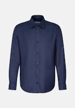 Regular Chemise Uni in Bleu Foncé |  Seidensticker Onlineshop