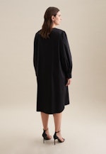 Grande taille Crew Neck Dress in Black |  Seidensticker Onlineshop