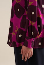 Grande taille Crew Neck Shirt Blouse in Purple |  Seidensticker Onlineshop