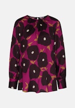 Grande taille Crew Neck Shirt Blouse in Purple |  Seidensticker Onlineshop