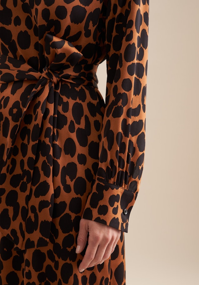 Kleid Druck in Braun | Seidensticker Onlineshop