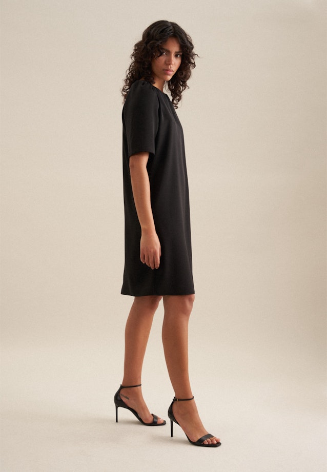 Robe Regular Manche Courte in Noir |  Seidensticker Onlineshop