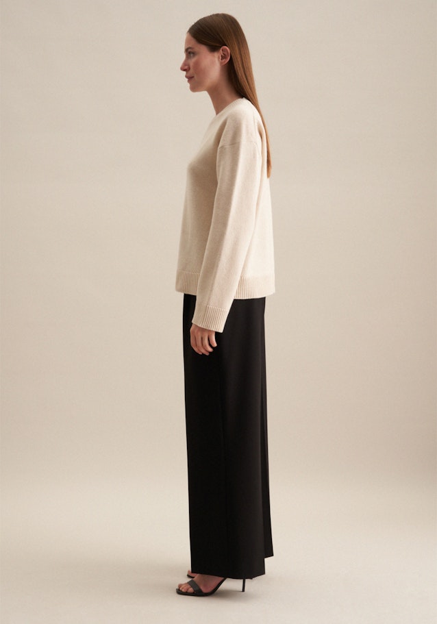 Oversized Pullover Uni in Ecru | Seidensticker Onlineshop