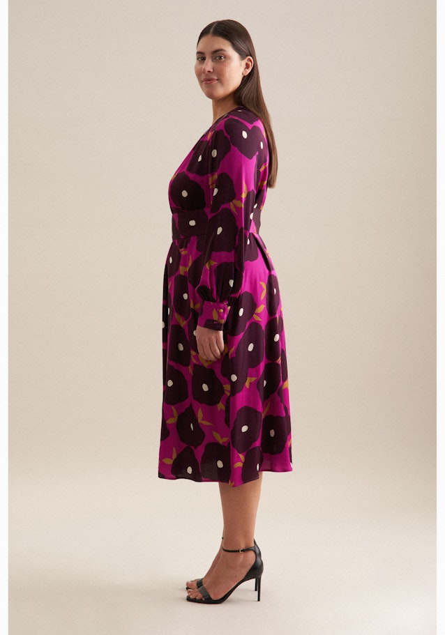 Kleid Druck in Lila | Seidensticker Onlineshop