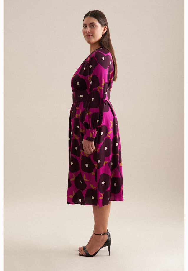 Grande taille Crew Neck Dress in Purple |  Seidensticker Onlineshop