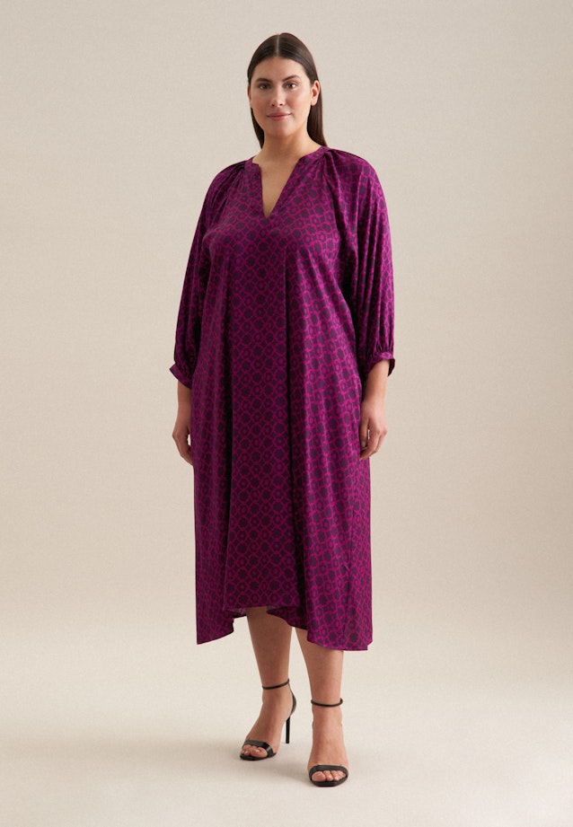 Curvy Robe Regular Manchon 3/4 in Lilas |  Seidensticker Onlineshop