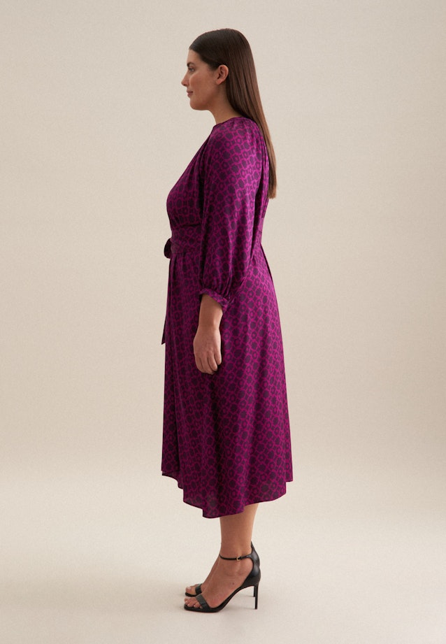 Grande taille Crew Neck Dress in Purple |  Seidensticker Onlineshop