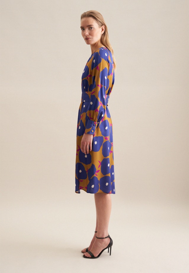 Crew Neck Dress in Yellow |  Seidensticker Onlineshop