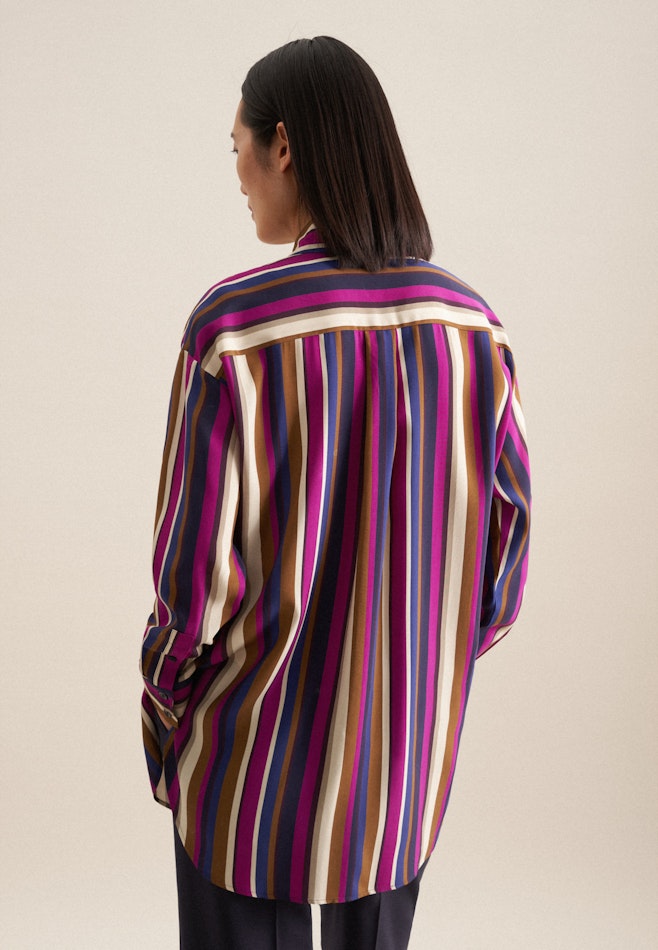 Longbluse Druck in Dunkelblau | Seidensticker Onlineshop