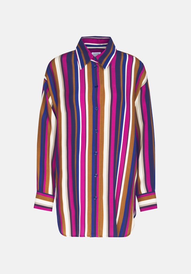 Longbluse Druck in Dunkelblau | Seidensticker Onlineshop