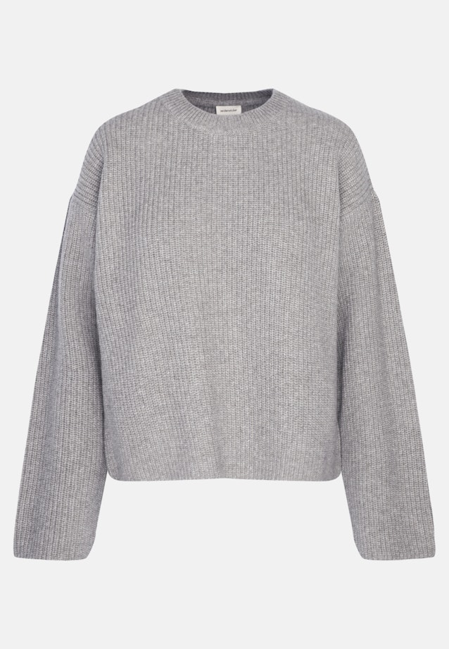 Pullover Encolure Ronde in Gris |  Seidensticker Onlineshop