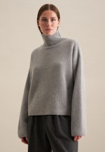 Rollkragen Pullover Oversized in Grau |  Seidensticker Onlineshop