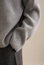 Polo neck Pullover in Grey |  Seidensticker Onlineshop