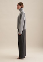 Polo neck Pullover in Grey |  Seidensticker Onlineshop