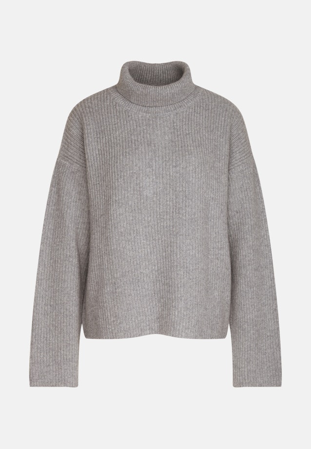 Polo neck Pullover in Grey |  Seidensticker Onlineshop