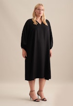 Grande taille V-Neck Dress in Black |  Seidensticker Onlineshop