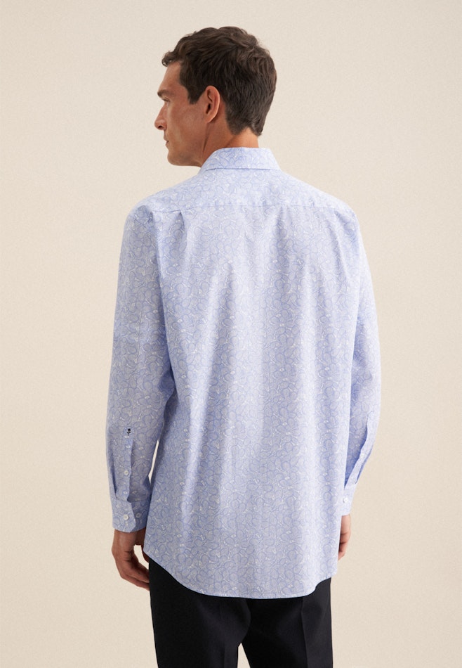 Business Shirt in Regular with Kent-Collar in Light Blue | Seidensticker online shop