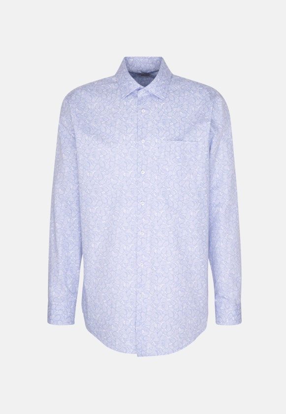 Chemise Business Regular Popeline Col Kent in Bleu Clair |  Seidensticker Onlineshop