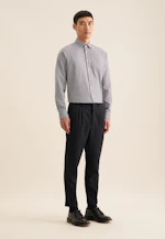 Regular Business shirt Pepita in Dark Blue |  Seidensticker Onlineshop
