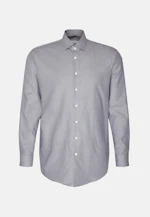Regular Business shirt Pepita in Dark Blue |  Seidensticker Onlineshop