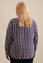 Grande taille Collar Shirt Blouse in Purple |  Seidensticker Onlineshop