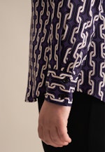 Grande taille Collar Shirt Blouse in Purple |  Seidensticker Onlineshop