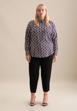 Grande taille Collar Shirt Blouse in Purple |  Seidensticker Onlineshop