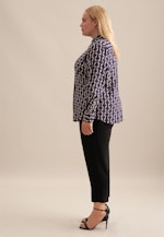 Grande taille Collar Shirt Blouse in Purple |  Seidensticker Onlineshop