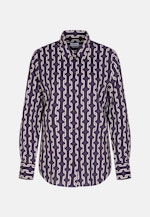 Grande taille Collar Shirt Blouse in Purple |  Seidensticker Onlineshop