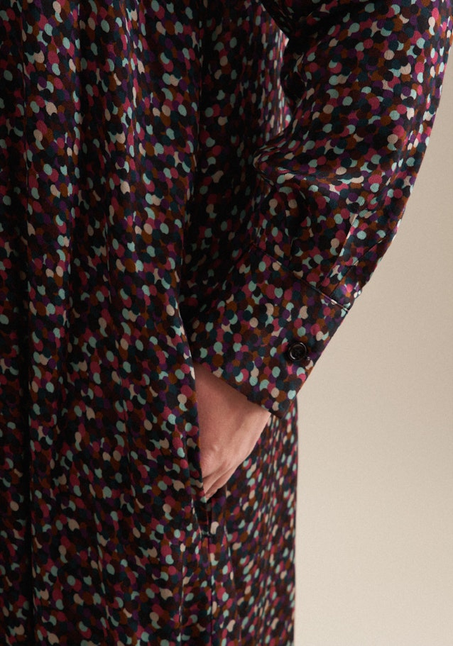 Kleid Druck in Schwarz | Seidensticker Onlineshop