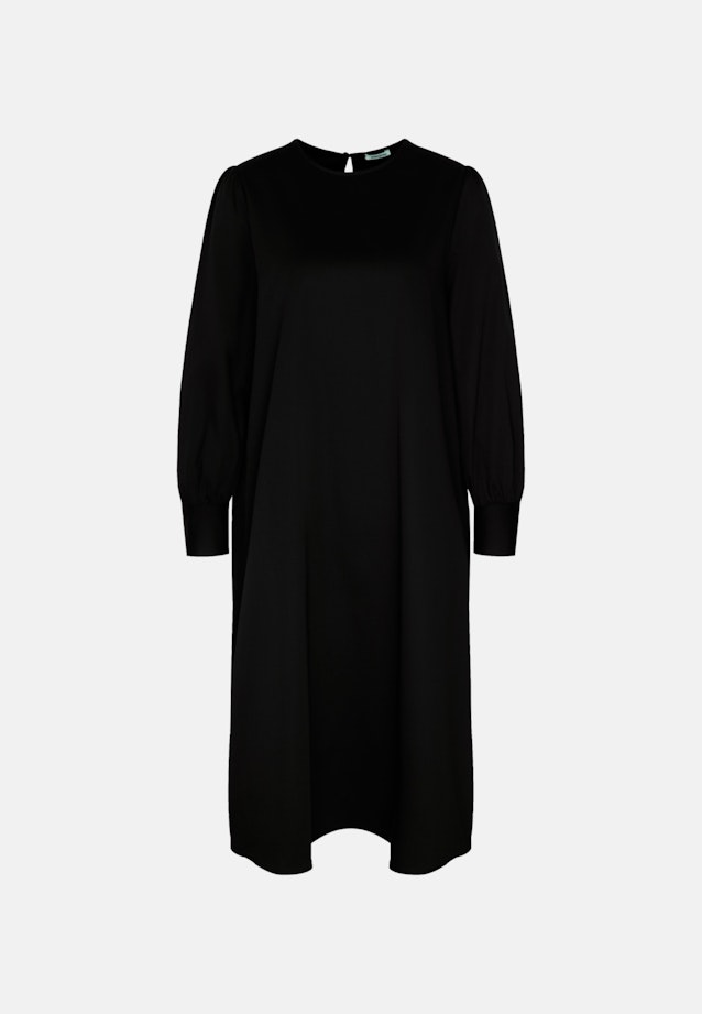 Crew Neck Dress in Black |  Seidensticker Onlineshop