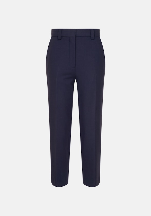 Regular Pantalons Uni in Bleu Foncé | Seidensticker Onlineshop