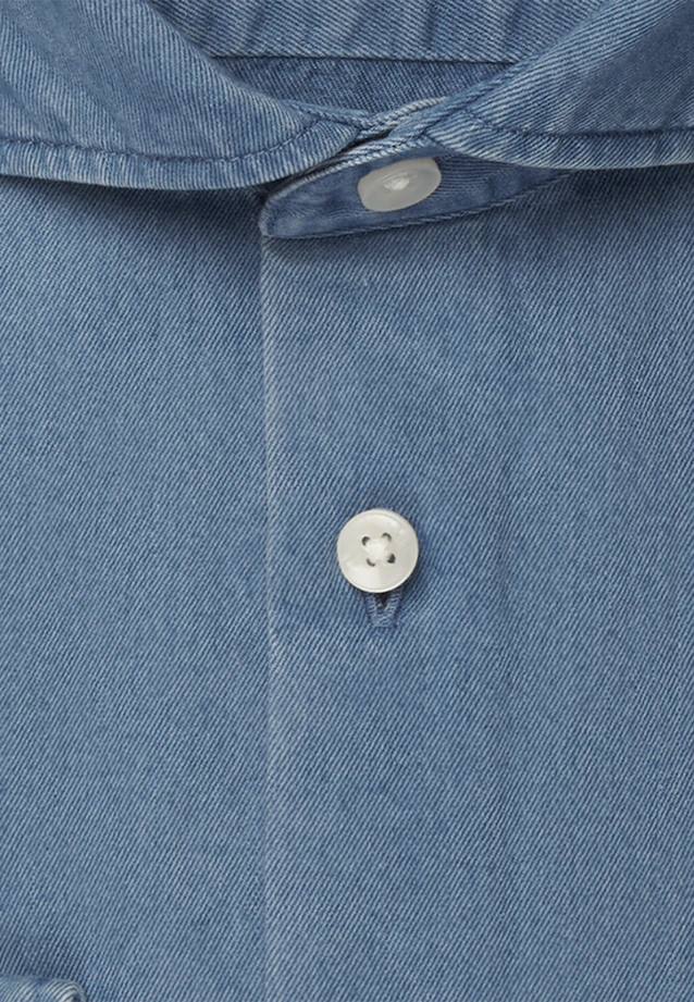 Regular Denimhemd Denim in Denim Blue |  Seidensticker Onlineshop